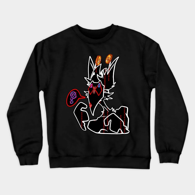 DarkWeb - Curious [WebHumans] Crewneck Sweatshirt by SofiaArtFactory